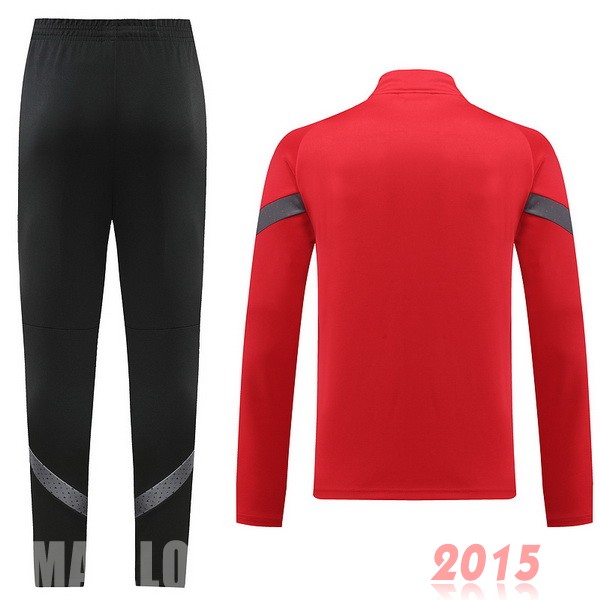 Maillot De Foot Ensemble Complet Ensemble longue fermeture éclair vêtements De Sport AC Milan 22/23 Noir
