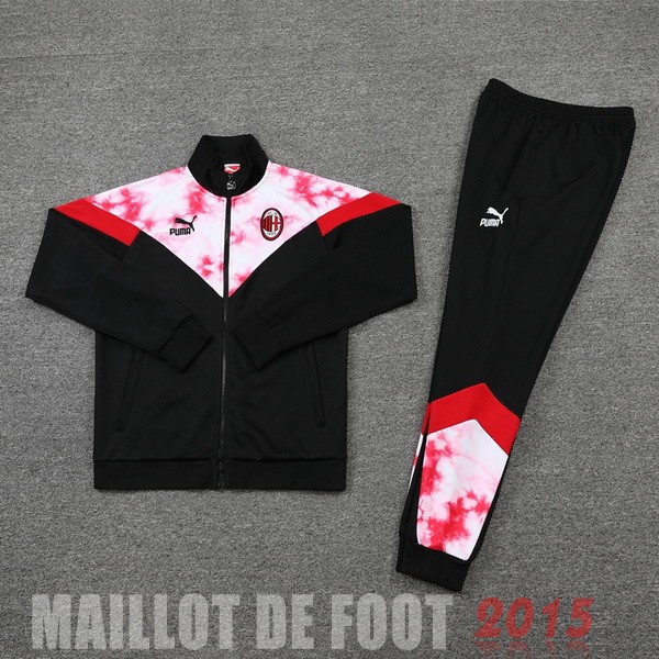 Maillot De Foot Survêtements AC Milan 22/23 Noir Rouge