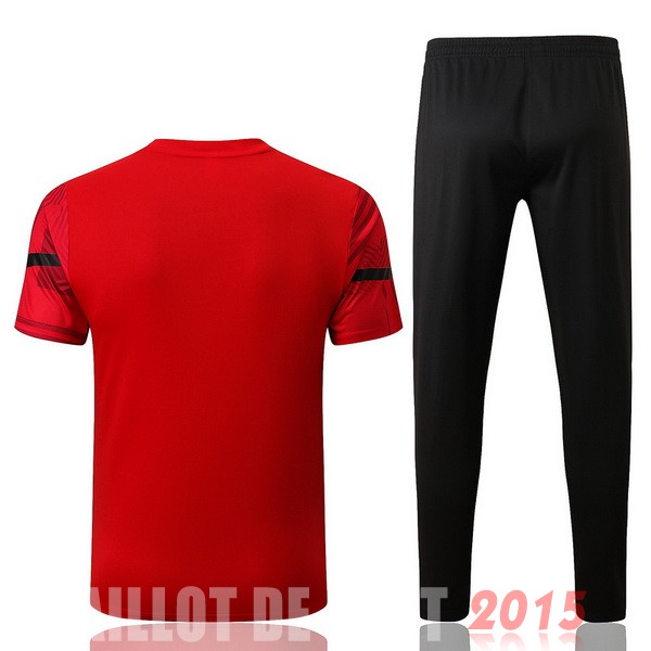 Maillot De Foot Entrainement Ensemble Complet AC Milan 22/23 Rouge I Noir