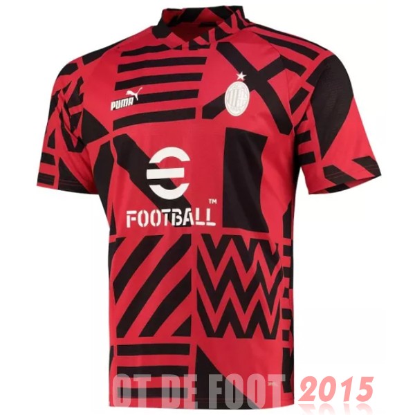 Maillot De Foot Joueurs Entrainement AC Milan 22/23 Rouge