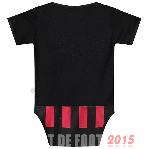 Maillot De Foot Domicile Onesies Enfant AC Milan 22/23 Rouge Noir