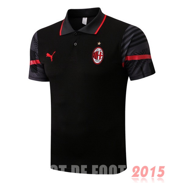 Maillot De Foot Polo AC Milan 22/23 Noir Rouge