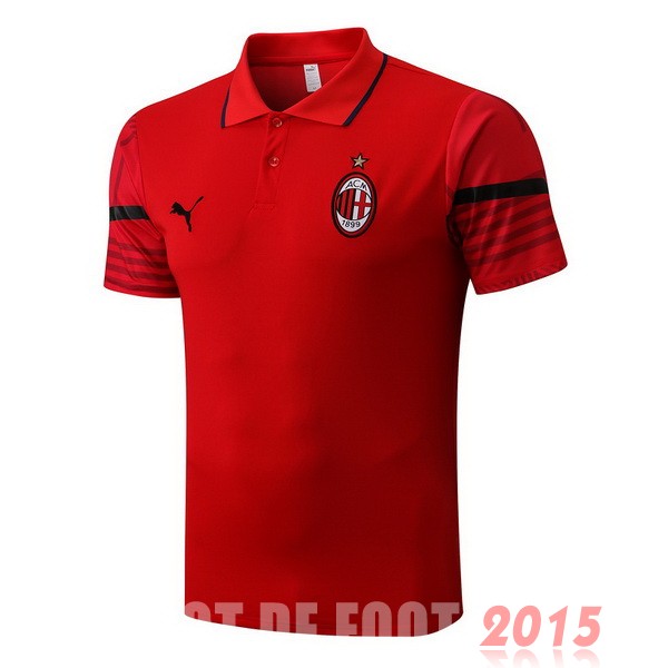 Maillot De Foot Polo AC Milan 22/23 Rouge Noir