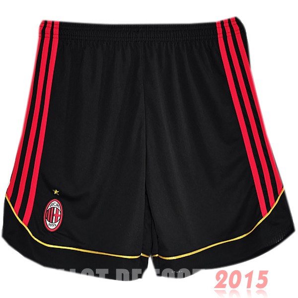 Maillot De Foot Domicile Pantalon AC Milan Rétro 2006 Noir