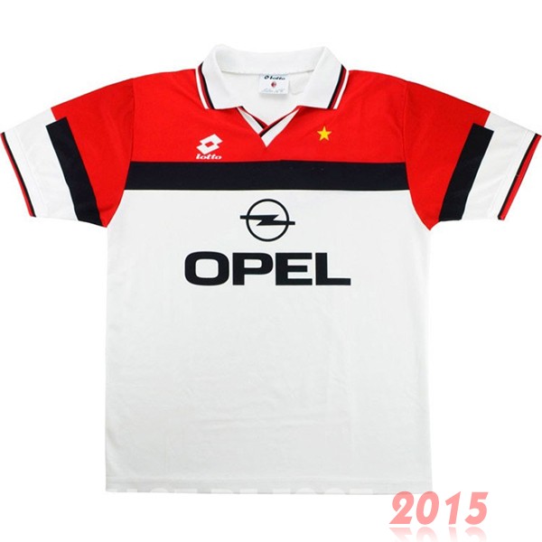 Maillot De Foot Exterieur Maillot AC Milan Rétro 1994 1995 Blanc