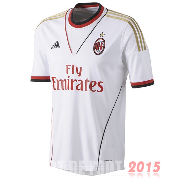 Maillot De Foot Exterieur Maillot AC Milan Rétro 2013 2014 Blanc