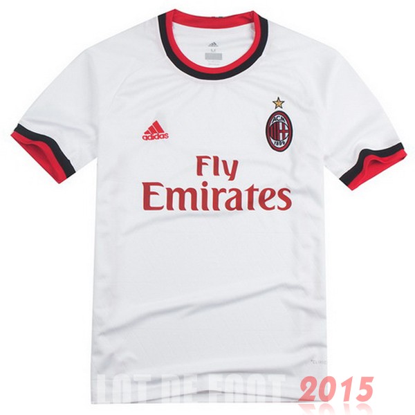 Maillot De Foot Exterieur Maillot AC Milan Rétro 2017 2018 Blanc