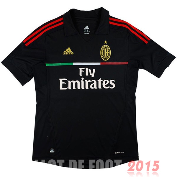 Maillot De Foot Third Maillot AC Milan Rétro 2011 2012 Noir