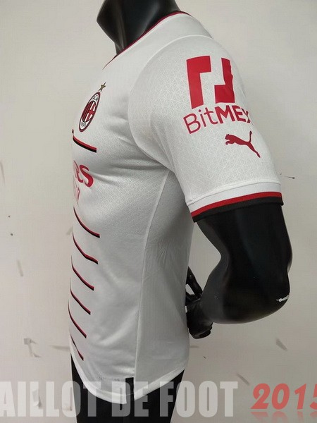 Maillot De Foot Thailande Exterieur Joueurs Maillot AC Milan 22/23 Blanc