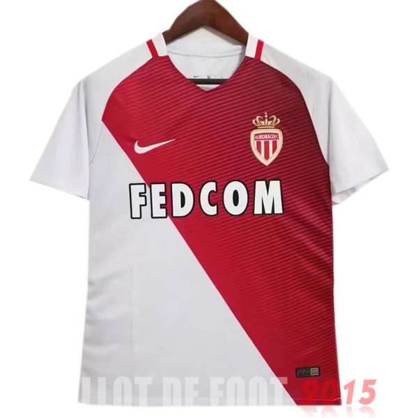 Maillot De Foot Domicile Maillot Monaco Rétro 2016 2017 Rouge Maillot De Foot Domicile Maillot Monaco Rétro 2016 2017 Rouge