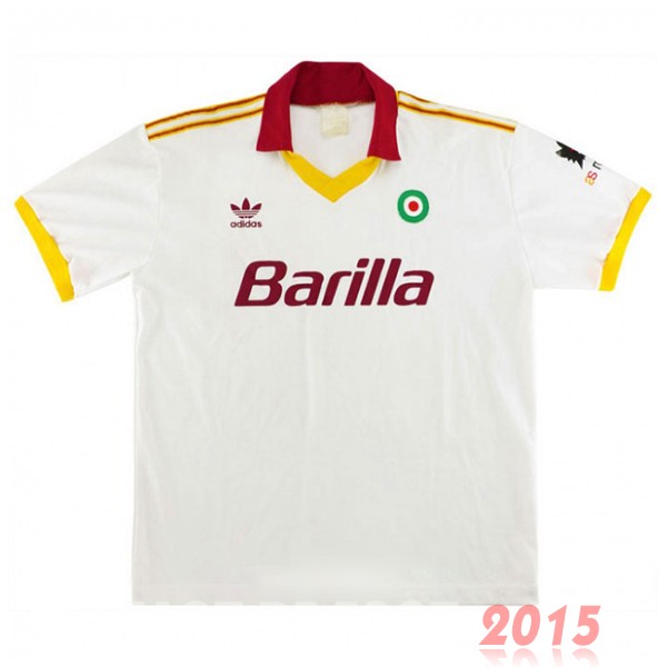 Maillot De Foot Exterieur Maillot As Roma Rétro 1991 1992 Blanc