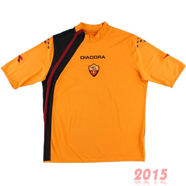 Maillot De Foot Third Maillot As Roma Rétro 2005 2006 Jaune