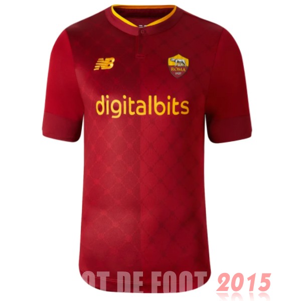 Maillot De Foot Joueurs Domicile Maillot As Roma 22/23 Rouge