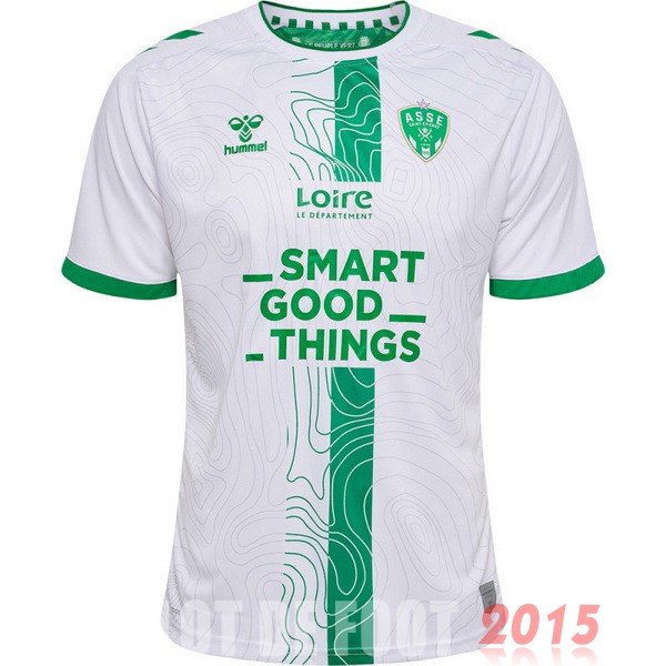 Maillot De Foot Thailande Exterieur Maillot Saint Étienne 22/23 Blanc