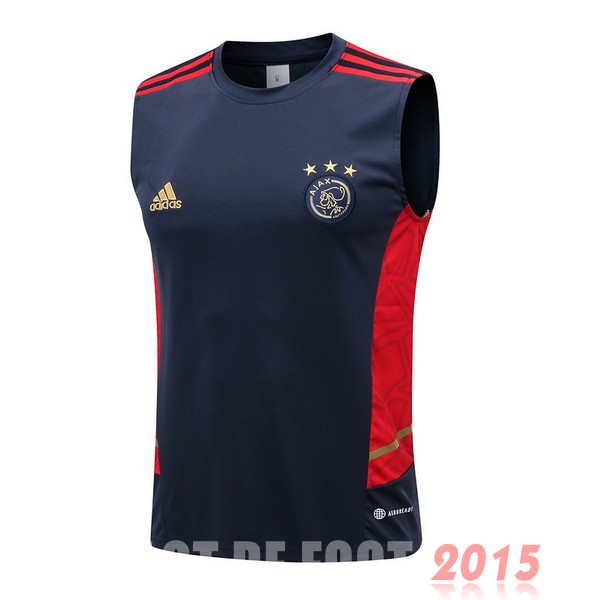 Maillot De Foot Entrainement Sans Manches Ajax 22/23 Bleu Rouge