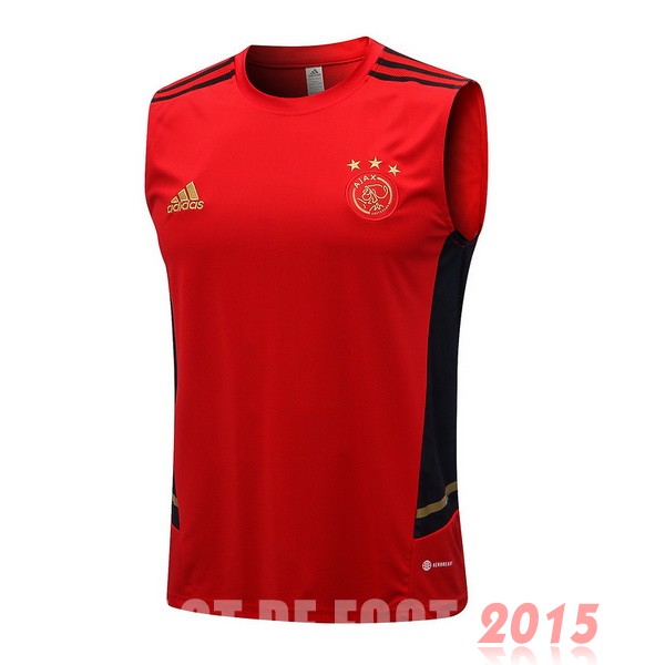 Maillot De Foot Entrainement Sans Manches Ajax 22/23 Rouge Bleu