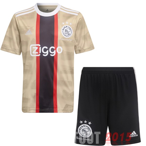 Maillot De Foot Third Conjunto De Enfant Ajax 22/23 Jaune