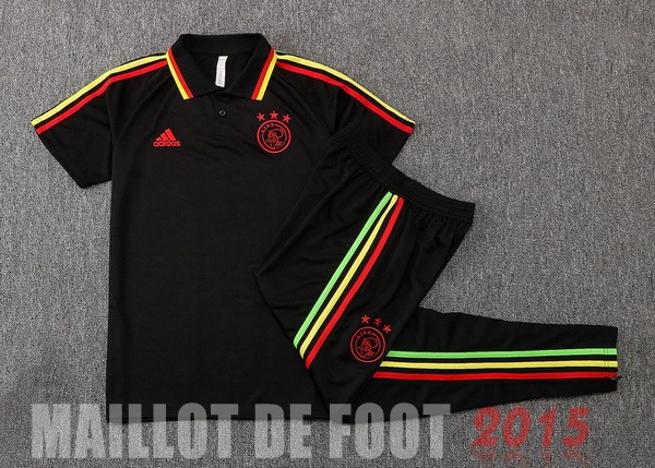 Maillot De Foot Ensemble Complet Polo Ajax 2021 2022 Noir