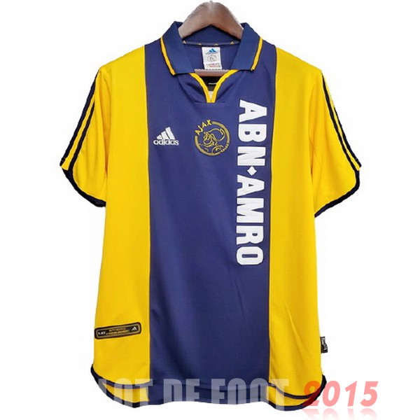 Maillot De Foot Exterieur Maillot Ajax Rétro 2000 2001 Jaune