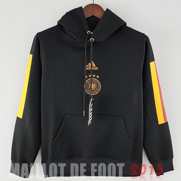 Maillot De Foot Sweats à Capuche Allemagne 2022 Noir