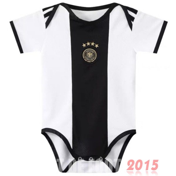 Maillot De Foot Domicile Onesies Enfant Allemagne 2022 Blanc