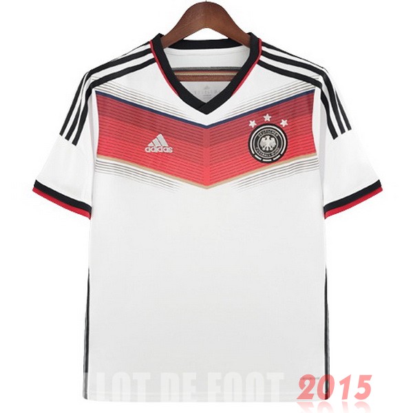 Maillot De Foot Domicile Maillot Allemagne Rétro 2014 Blanc