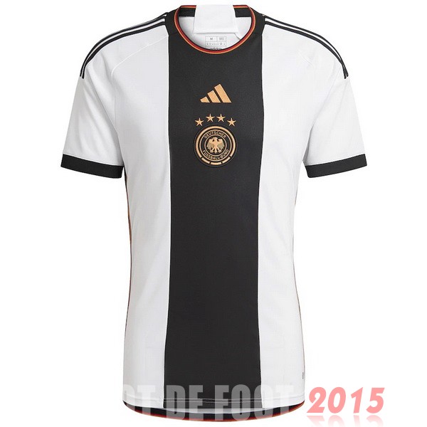 Maillot De Foot Domicile Maillot Allemagne 2022 Blanc