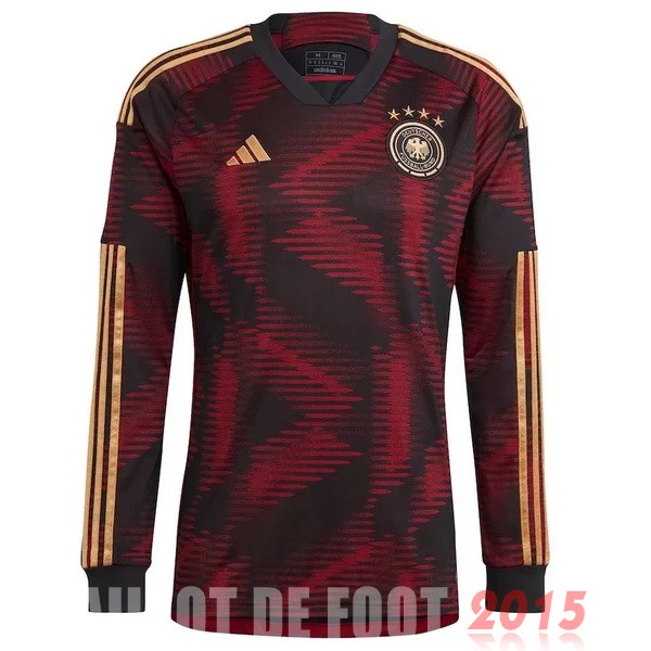 Maillot De Foot Thailande Exterieur Manches Longues Allemagne 2022 Rouge