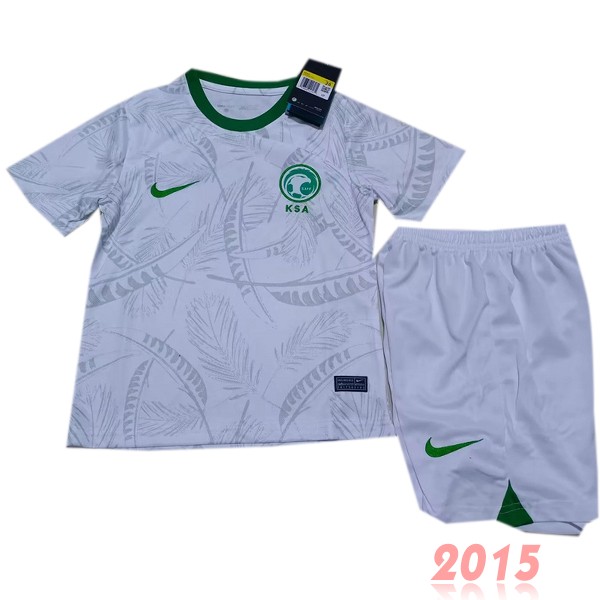 Maillot De Foot Domicile Conjunto De Enfant Arabie saoudite 2022 Blanc