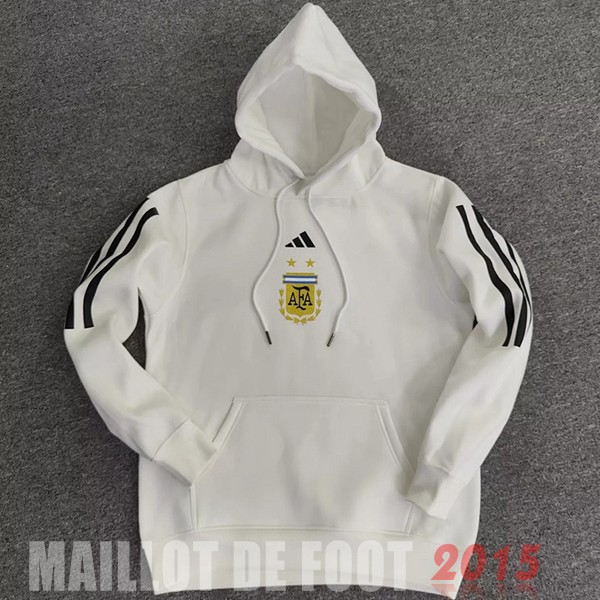 Maillot De Foot Sweats à Capuche Argentine 2022 I Blanc