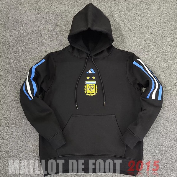 Maillot De Foot Sweats à Capuche Argentine 2022 I Noir