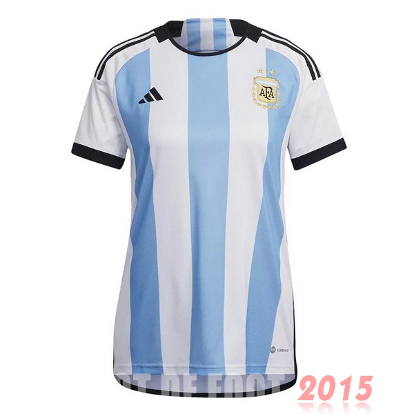 Maillot De Foot Domicile Maillot Femme Argentine 2022 Bleu Blanc