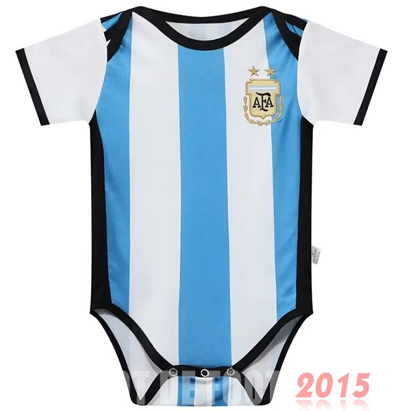 Maillot De Foot Domicile Onesies Enfant Argentine 2022 Bleu Blanc