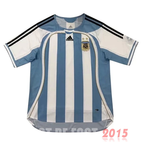 Maillot De Foot Domicile Maillot Argentine Rétro 2006 Bleu