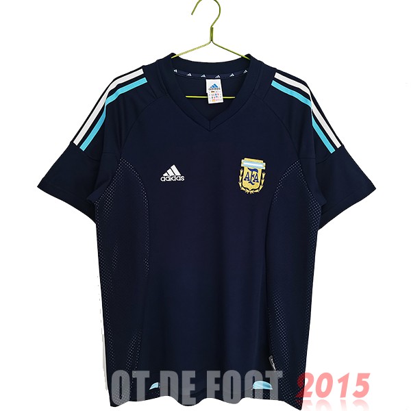 Maillot De Foot Exterieur Maillot Argentine Rétro 2002 Bleu