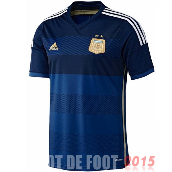 Maillot De Foot Exterieur Maillot Argentine Rétro 2014 Bleu