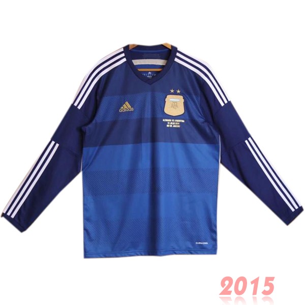 Maillot De Foot Exterieur Manches Longues Argentine Rétro 2014 Bleu