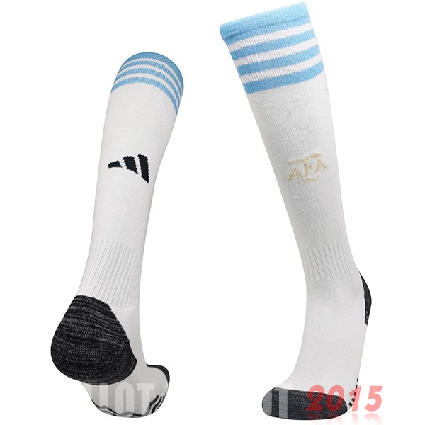 Maillot De Foot Domicile Chaussette Argentine 2022 Blanc