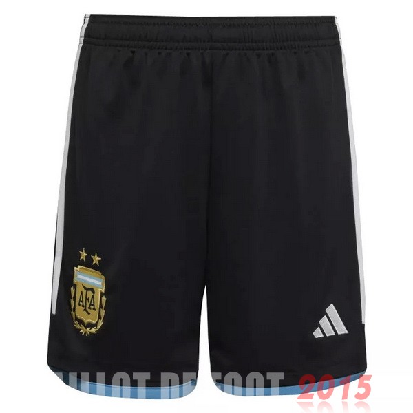 Maillot De Foot Domicile Pantalon Argentine 2022 Noir