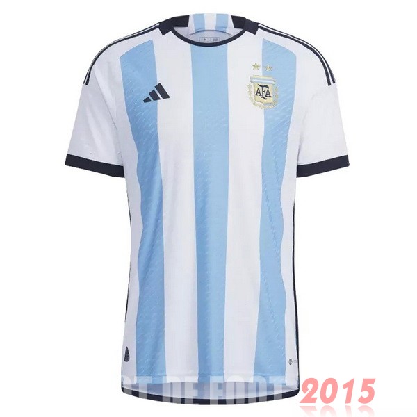 Maillot De Foot Thailande Domicile Joueurs Maillot Argentine 2022 Bleu Blanc