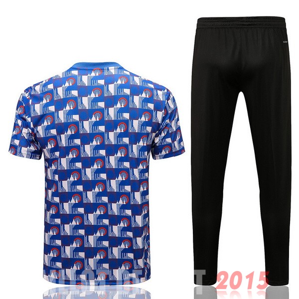 Maillot De Foot Entrainement Ensemble Complet Arsenal 22/23 Bleu Noir Vert