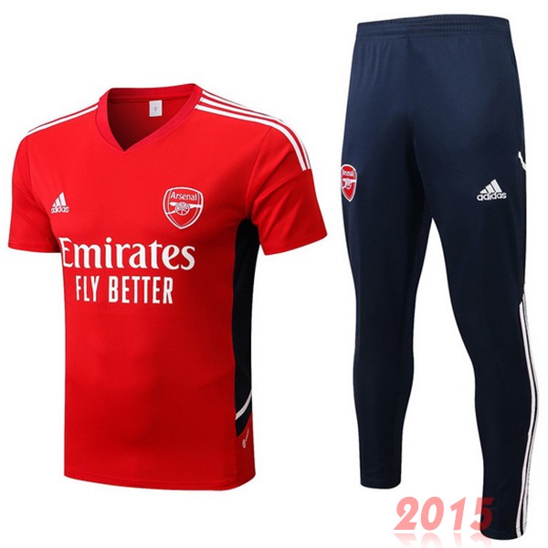 Maillot De Foot Entrainement Ensemble Complet Arsenal 22/23 Rouge Bleu Blanc