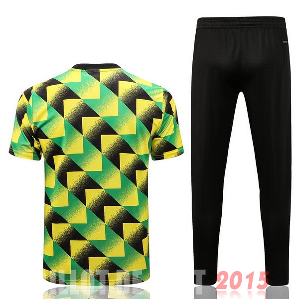 Maillot De Foot Entrainement Ensemble Complet Arsenal 22/23 Vert Jaune Noir