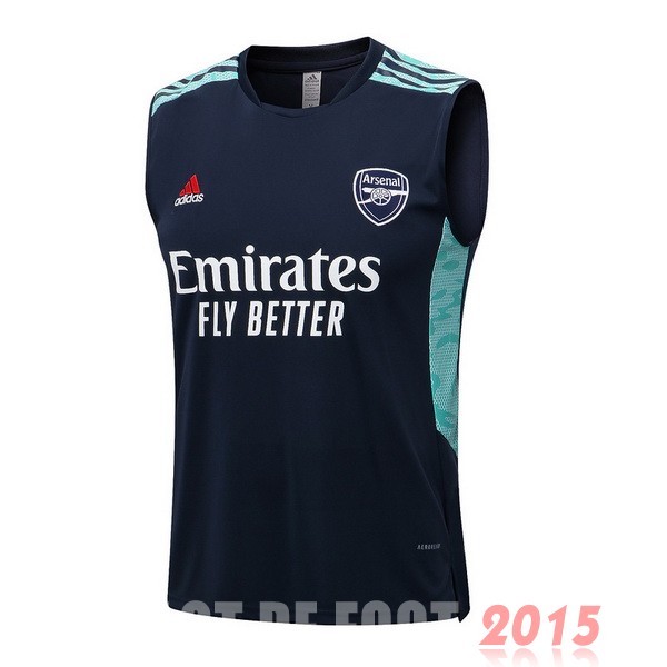 Maillot De Foot Entrainement Sans Manches Arsenal 22/23 Bleu Vert