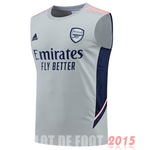 Maillot De Foot Entrainement Sans Manches Arsenal 22/23 Gris