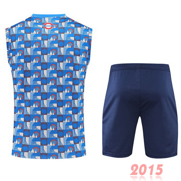 Maillot De Foot Entrainement Sans Manches Ensemble Complet Arsenal 22/23 Bleu