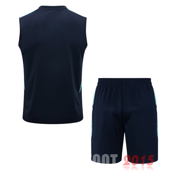 Maillot De Foot Entrainement Sans Manches Ensemble Complet Arsenal 22/23 Bleu