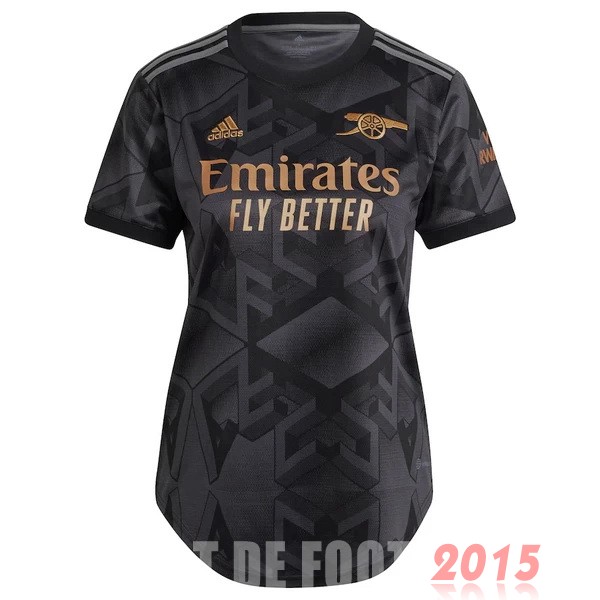 Maillot De Foot Exterieur Maillot Femme Arsenal 22/23 Noir