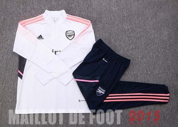 Maillot De Foot Survêtements Enfant Arsenal 22/23 Blanc I Rose