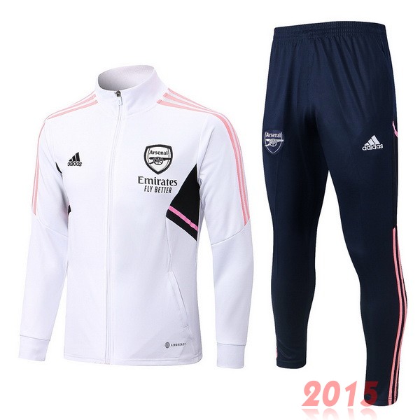 Maillot De Foot Survêtements Enfant Arsenal 22/23 Blanc Rose